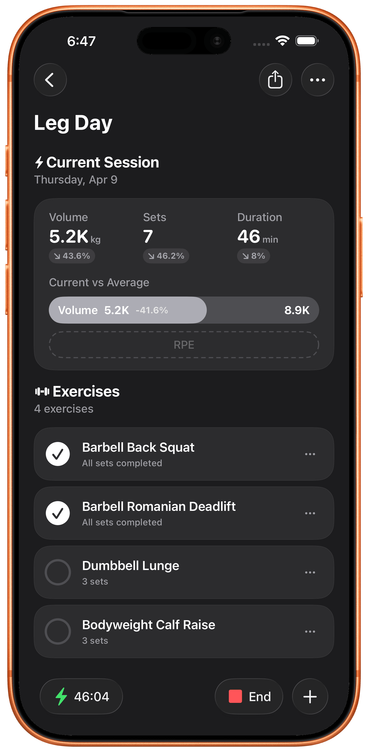 Track Your Session in Real Time.