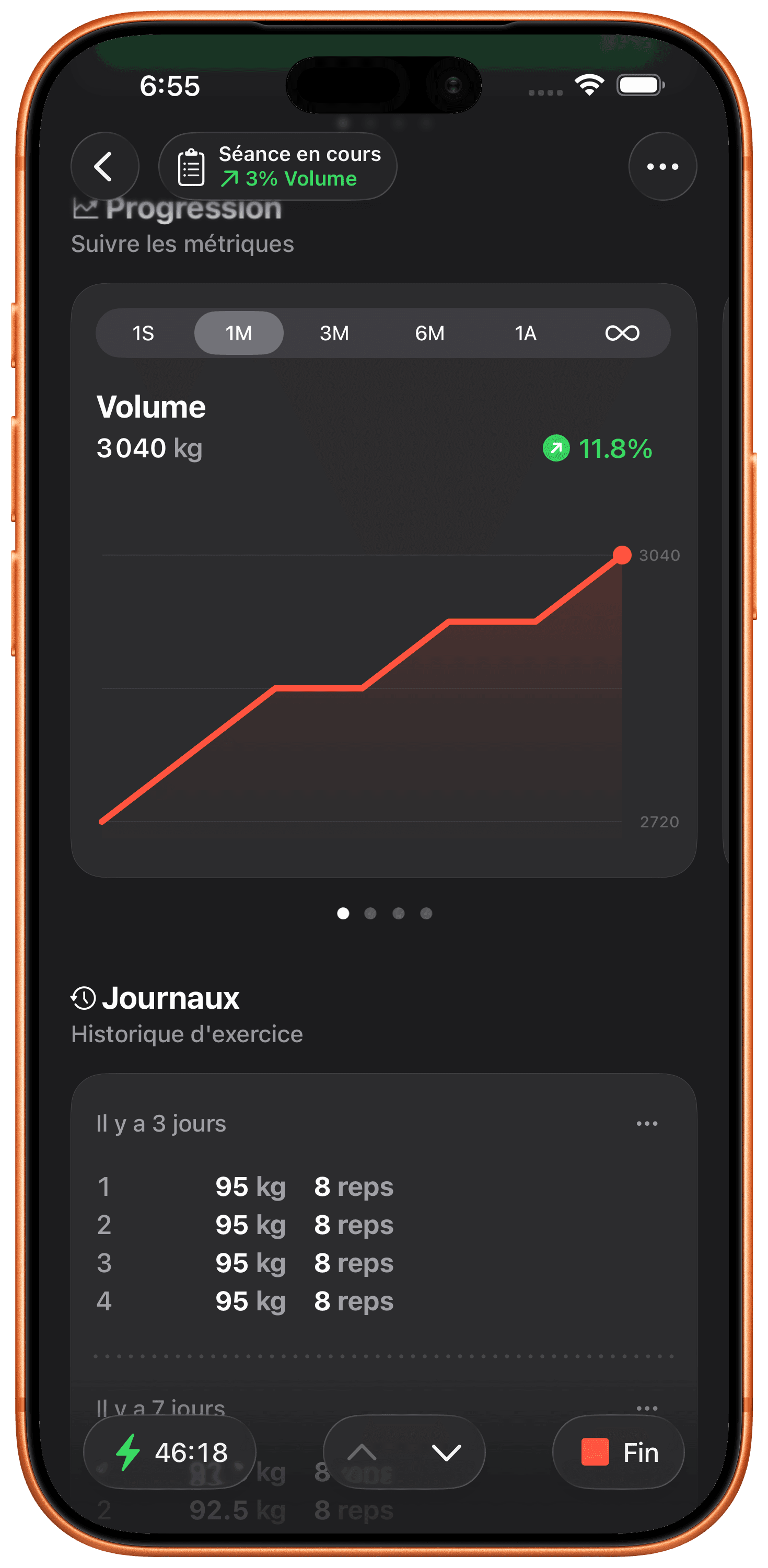 Suivez Votre Progression Automatiquement.