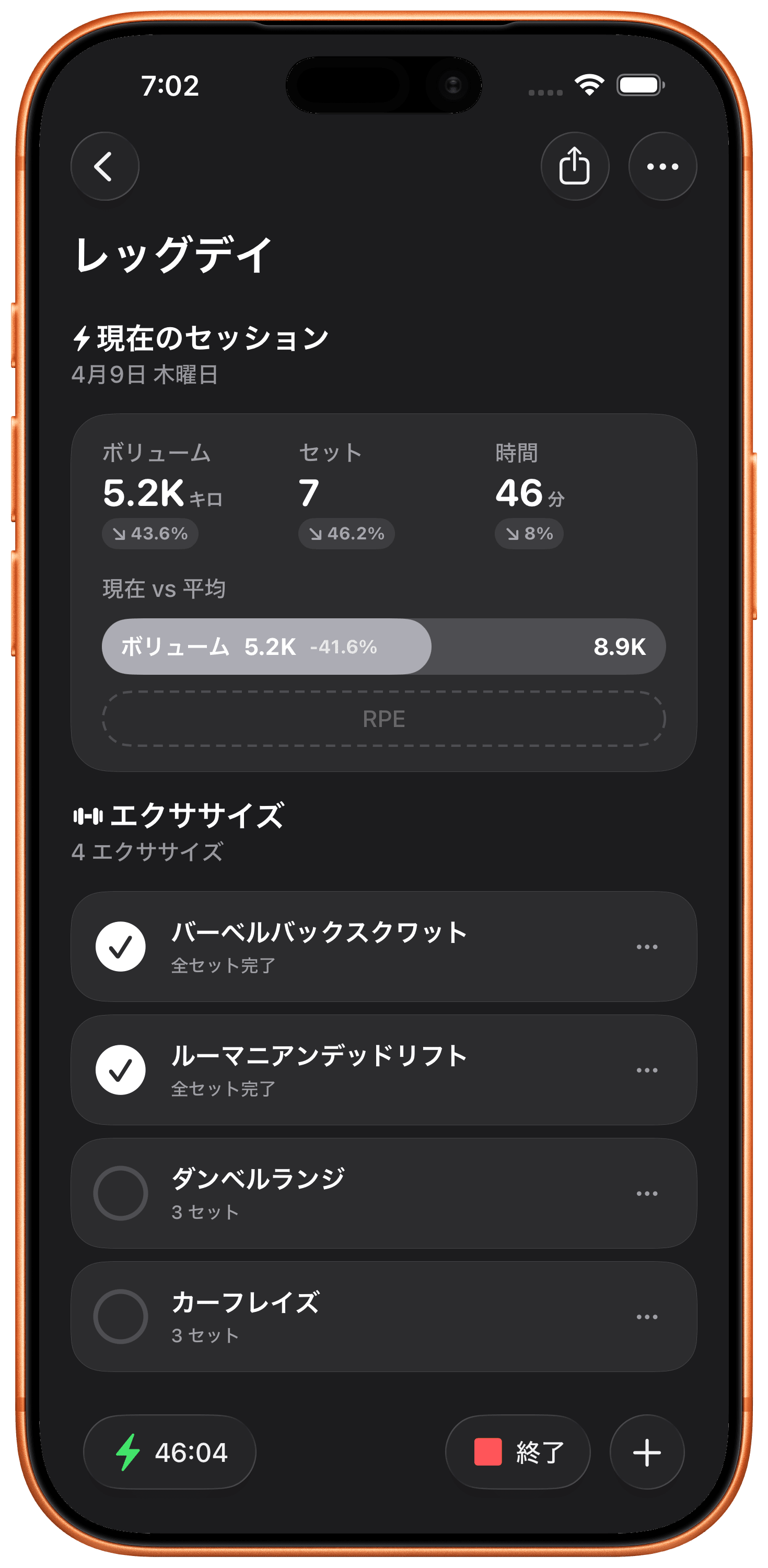 セッションをリアルタイムで追跡。