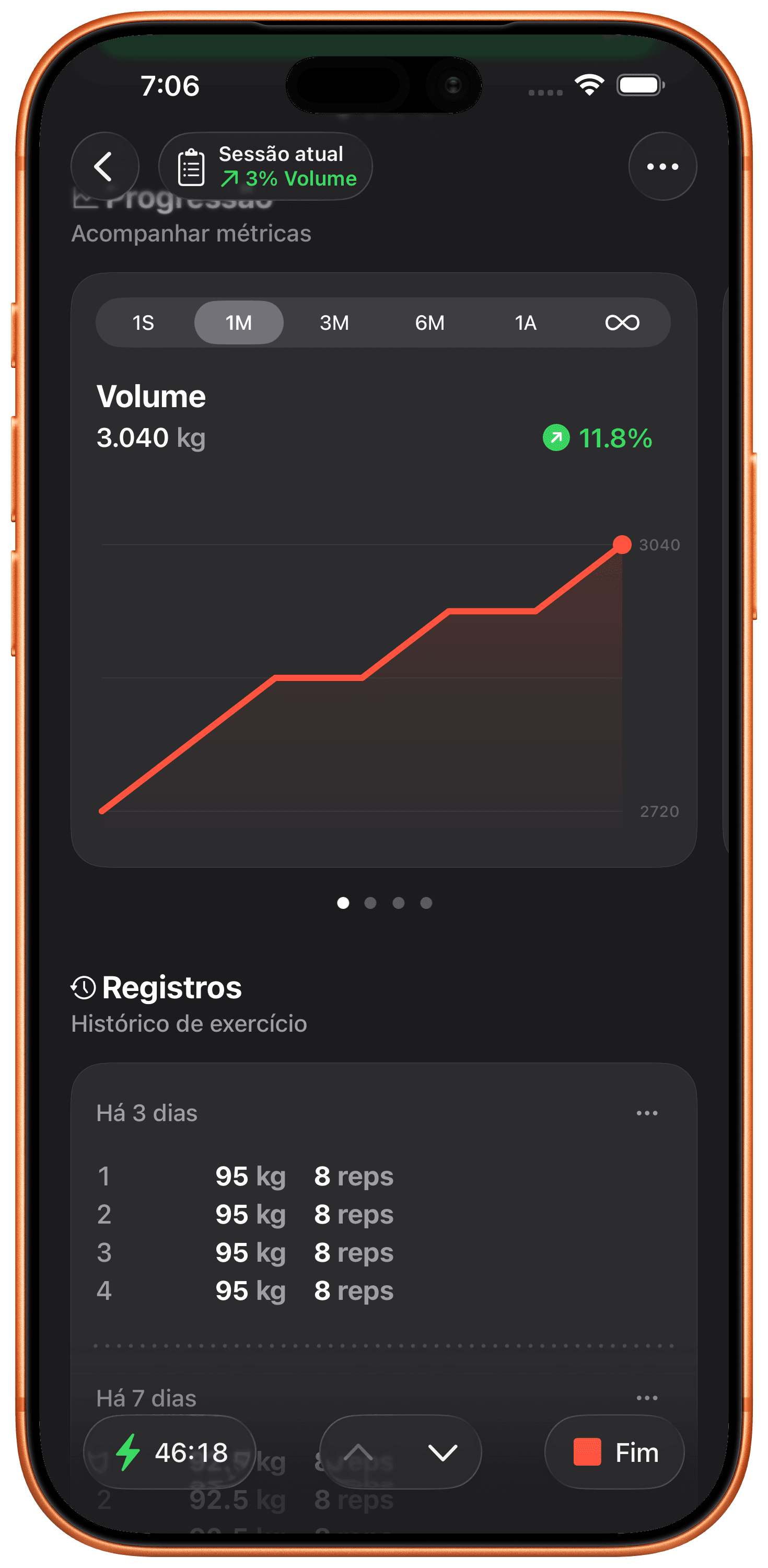 Acompanhe Progressão Automaticamente.