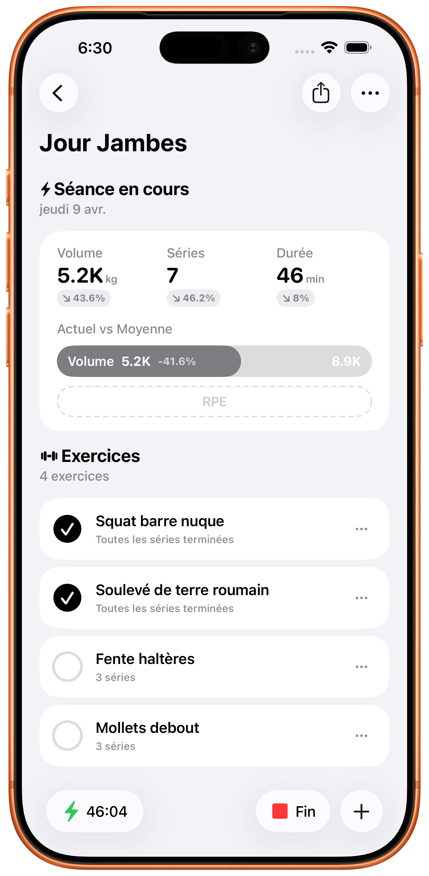 Suivez Votre Séance en Temps Réel.