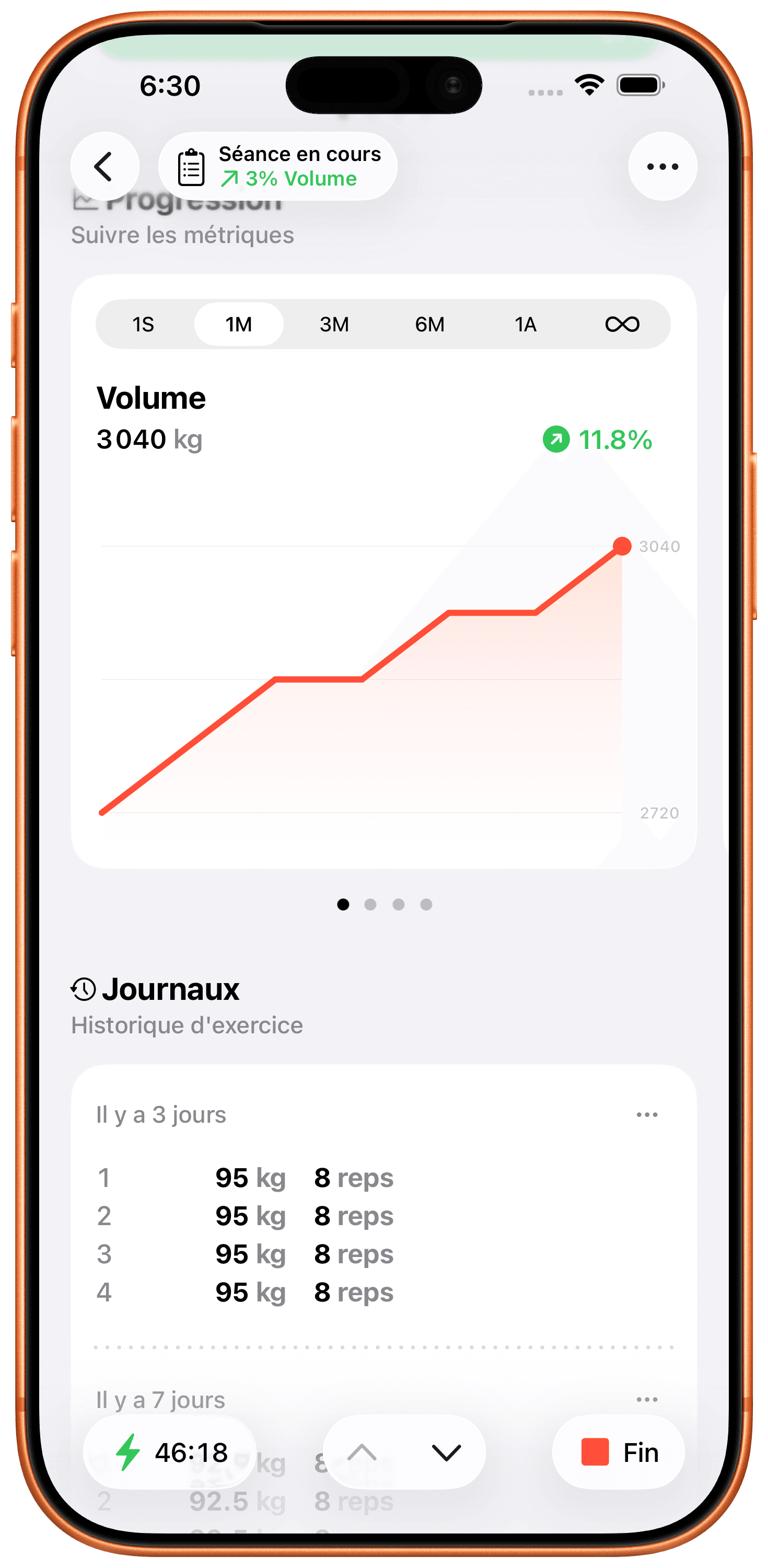 Suivez Votre Progression Automatiquement.