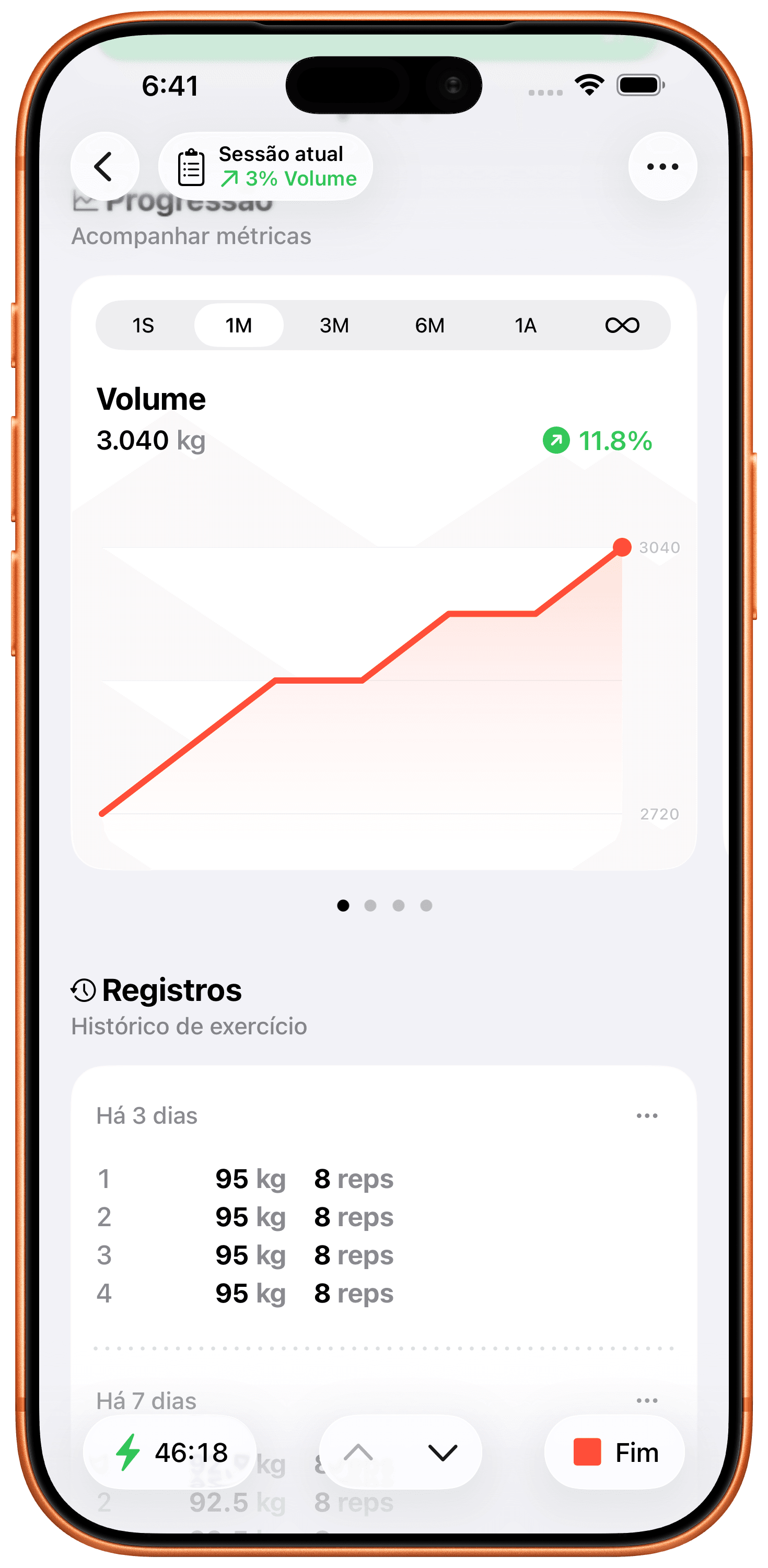 Acompanhe Progressão Automaticamente.